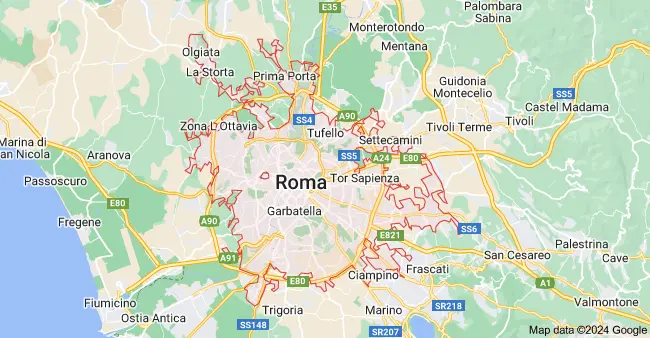 Mappa provincia di Roma Maps